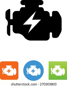 Car engine icon