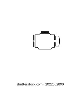car engine icon illustration design