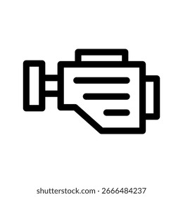 Ilustração do design do símbolo do vetor do ícone do motor de carro