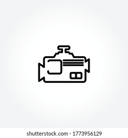 Automotor-isolierte Linie Symbol