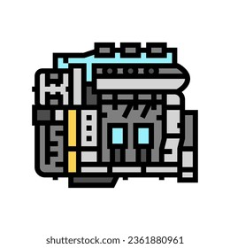car engine car mechanic color icon vector. car engine car mechanic sign. isolated symbol illustration