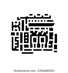 car engine car mechanic glyph icon vector. car engine car mechanic sign. isolated symbol illustration