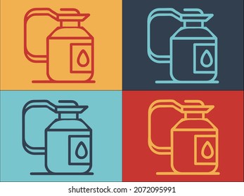 Car Engine Oil Logo, Simple Flat Icon of mechanic,car,motor
