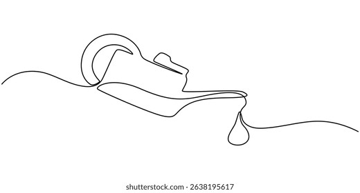 Car Engine Oil, Car Service line icon continuous drawing, Continuous line of oil jerry cans.one line drawing of packaging jerry, Gallon continuous one line drawing vector illustration, Oil