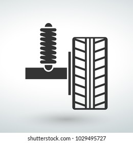 Car Engine Parts Vector icons