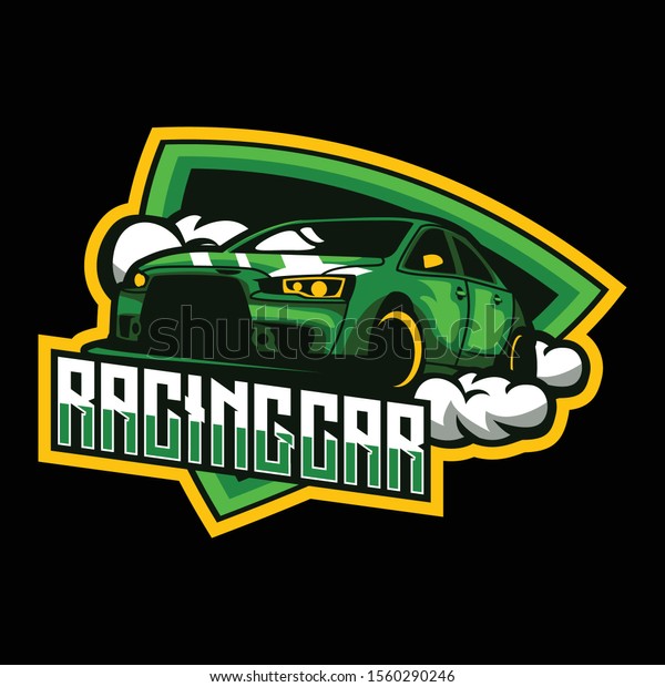 Car esports racing gaming\
logo