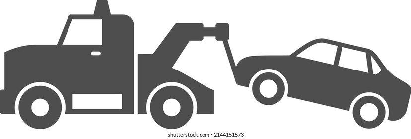 Icono de evacuación de coches diseño de vectores plano