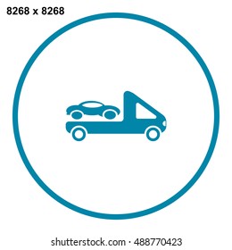 Car Evacuator Icon Vector