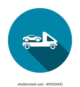 Car Evacuator Icon Vector