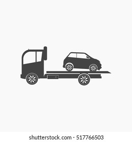 Car Evacuator Icon Vector flat design style