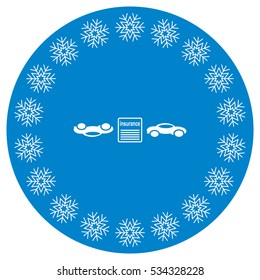 Car Evacuator Icon Vector flat design style