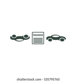 Car Evacuator Icon Vector flat design style