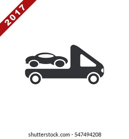 Car Evacuator Icon Vector flat design style