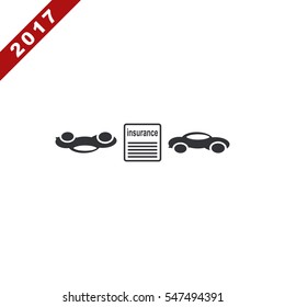 Car Evacuator Icon Vector flat design style