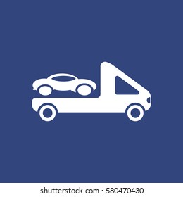 Car Evacuator Icon Vector flat design style