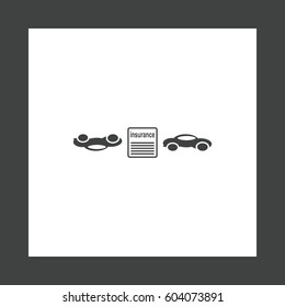 Car Evacuator Icon Vector flat design style