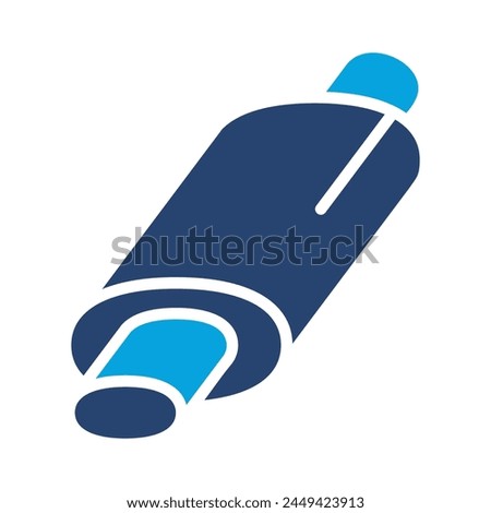 car exhaust icon design vector in trendy style