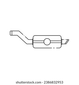 car exhaust icon vector template illustration logo design