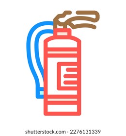 car extinguisher home accessory color icon vector. car extinguisher home accessory sign. isolated symbol illustration