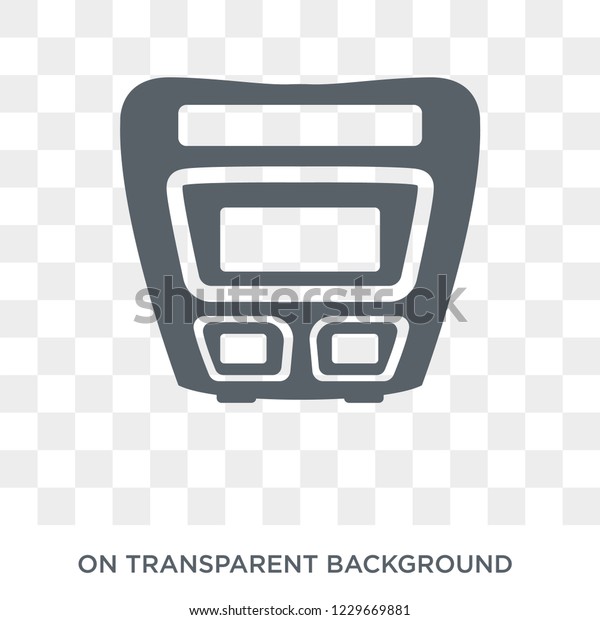 car fascia (British) icon. car fascia\
(British) design concept from Car parts collection. Simple element\
vector illustration on transparent\
background.