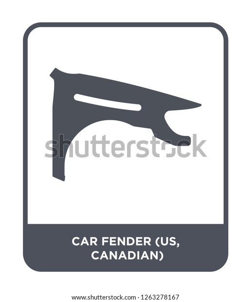 car\
fender (us, canadian) icon vector on white background, car fender\
(us, canadian) trendy filled icons from Car parts collection, car\
fender (us, canadian) simple element\
illustration