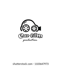 Car film logo. Vector illustration