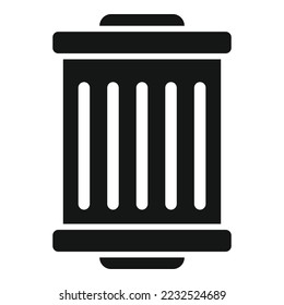 Car filter icon simple vector. Air oil. Auto cabin