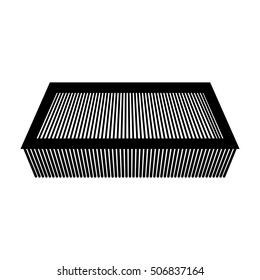 Car filter icon, vector illustration.