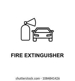 car fire extinguisher icon. Element of car repair for mobile concept and web apps. Detailed  icon can be used for web and mobile. Premium icon on white background