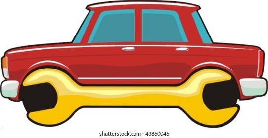 car fix sign