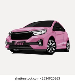 Car Flat Design Vector Image And Illustration