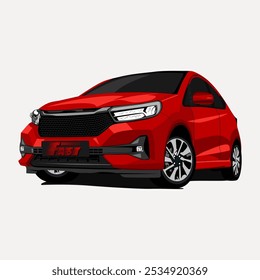 Car Flat Design Vector Image And Illustration