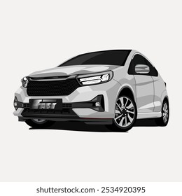 Car Flat Design Vector Image And Illustration