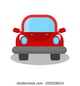 car flat icon illustration of vector graphic
