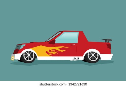 Car flat icon vector