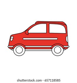 car flat illustration