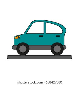 car flat illustration