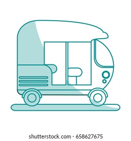 car flat illustration shadow