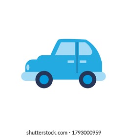 Car flat style icon design, Vehicle automobile auto and transportation theme Vector illustration