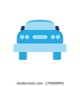 Car flat style icon design, Vehicle automobile auto and transportation theme Vector illustration