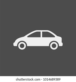 Car flat vector icon