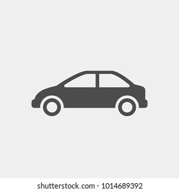 Car flat vector icon