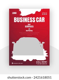 Car flyer company and social media Business post design template 