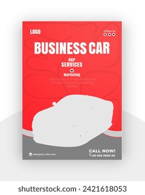 Car flyer company and social media Business post design template 