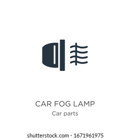 Car fog lamp icon vector. Trendy flat car fog lamp icon from car parts collection isolated on white background. Vector illustration can be used for web and mobile graphic design, logo, eps10