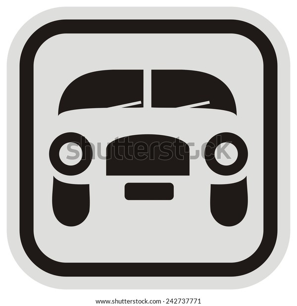 car, frame, vector
icon