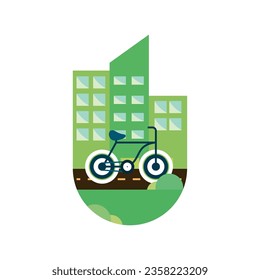 car free day illustration vector isolated