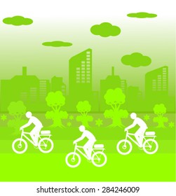 car free day, save to earth