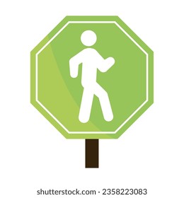 car free day sign vector isolated