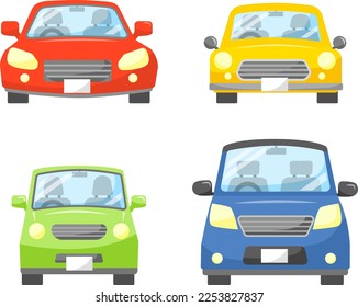 Bildmaterial an der Vorderseite des Fahrzeugs
